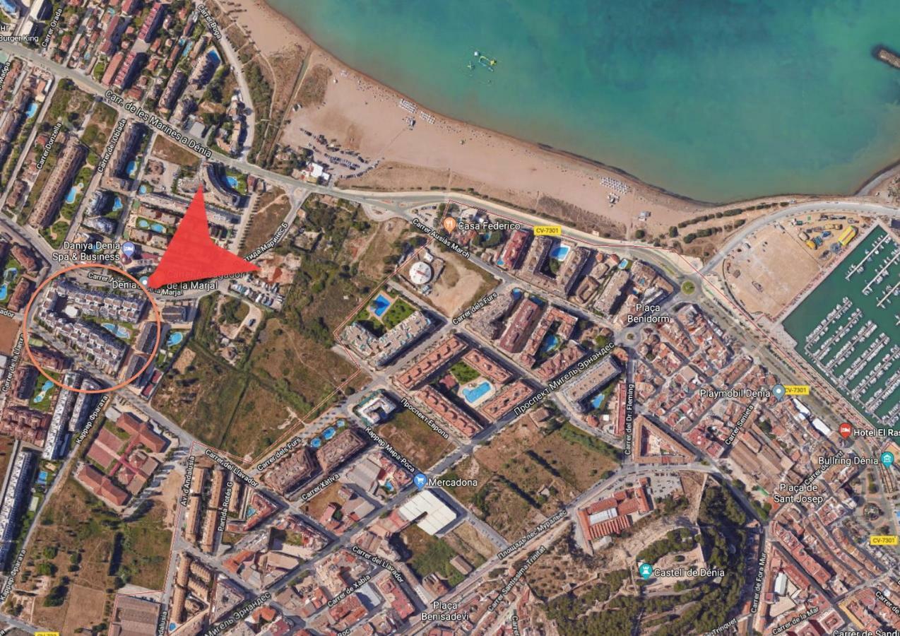 Sea View Penthouse Denia, Elegance Apartman Kültér fotó